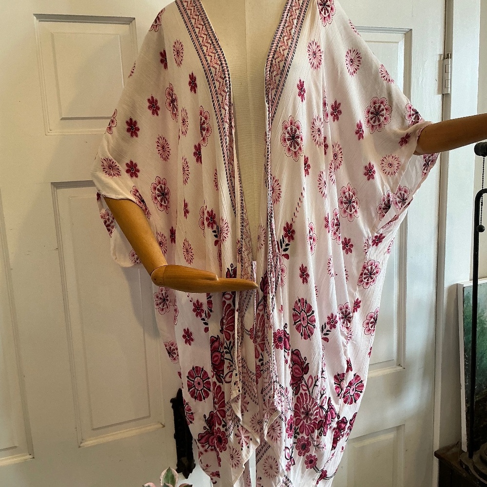 Angie kimono in wonderful pinks!